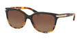 Coach HC8132 Black Tortoise-Tortoise / Brown Gradient Polar Lens (5438T5) Sunglasses - Color Image