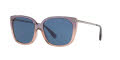 Coach HC8272F Violet Glitter Gradient / Purple Solid Lens (55547N) Sunglasses - Color Image