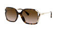 Coach HC8280U Dark Tortoise / Brown Gradient Lens (512013) Sunglasses - Color Image