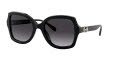 Coach HC8295F - Alternate Fit Black / Dark Gray Gradient Lens (50028G) Sunglasses - Color Image