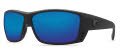 Costa Cat Cay Blackout / Blue Mirror 580P Polarized Polycarbonate (AT-01-OBMP) Sunglasses - Color Image
