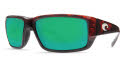 Costa Fantail Tortoise / Green Mirror 580P Polarized Polycarbonate (TF-10-OGMP) Sunglasses - Color Image