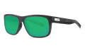 Costa Baffin Net Gray with Black Rubber / Green Mirror 580G LightWAVE Polarized Glass (UC2-00G-OGMGLP) Sunglasses - Color Image