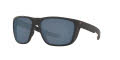Costa Ferg Matte Black / Gray 580P Polarized Polycarbonate (FRG-11-OGP) Sunglasses - Color Image