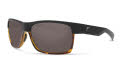 Costa Half Moon Matte Black-Tortoise / Gray 580P Polarized Polycarbonate (HFM-181-OGP) Sunglasses - Color Image