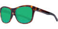 Costa Vela Tortoise / Green Mirror 580P Polarized Polycarbonate (VLA-10-OGMP) Sunglasses - Color Image