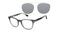 Cremieux Crew Grey Horn Eyeglasses - Color Image