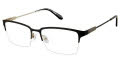 Cremieux Pique Black Eyeglasses - Color Image