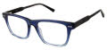 Cruz Taliesin Dr Indigo Mist Eyeglasses - Color Image
