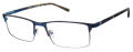 Cruz Aviles St Navy Eyeglasses - Color Image