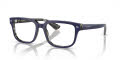Dolce & Gabbana DG3380 Blue On Blue Havana (3423) Eyeglasses - Color Image
