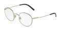 Dolce & Gabbana DG1290 Matte Black-Pale Gold (1305) Eyeglasses - Color Image