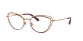 Dolce & Gabbana DG1326 Pink Gold-Bordeaux (1333) Eyeglasses - Color Image