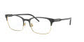 Dolce & Gabbana DG1330 Matte Black-Gold (1268) Eyeglasses - Color Image