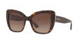 Dolce & Gabbana DG4348 Havana / Brown Gradient Lens (502/13) Sunglasses - Variant Image - Image 1