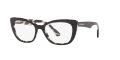 Dolce & Gabbana DG3360 Top Black On Zebra (3372) Eyeglasses - Color Image