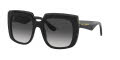 Dolce & Gabbana DG4414 Black On Transparent Black (501/8G) Sunglasses - Color Image