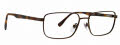 Ducks Unlimited Langford Matte Brown  Eyeglasses - Color Image