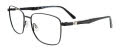 EasyClip EC614 with Magnetic Clip-On Lens Sat Black -090 Eyeglasses - Color Image