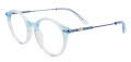 EasyClip EC640 No Clip-On Lens LT Blue to Pink / Sat Blue- 050 Eyeglasses - Color Image