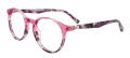 EasyClip EC656 No Clip On Lens Transparent Pink & Tortoise (30) Eyeglasses - Color Image