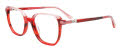 EasyClip EC663 No Clip On Lens Marble Red & Transparent Red (30) Eyeglasses - Color Image