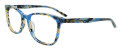 EasyClip EC686 with Magnetic Clip On Lens Blue (50) Eyeglasses - Color Image