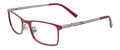 EasyClip EC492 No Clip-On Lens Matte Red & Matte Silver (030) Eyeglasses - Color Image