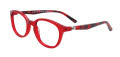 EasyClip EC495 No Clip-On Lens Red Crystal (035) Eyeglasses - Color Image