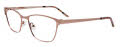 EasyClip EC502 With Magnetic Clip-On Lens Shiny Bronze with Polarized Clip on Lens (010) Eyeglasses - Color Image