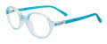 EasyClip EC505 No Clip-On Lens Light Blue Crystal & Glitters (050) Eyeglasses - Color Image