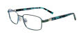 EasyClip EC558 No Clip-On Lens Green & Light Blue (060) Eyeglasses - Color Image