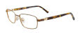 EasyClip EC558 No Clip-On Lens Tortoise & Gold (010) Eyeglasses - Color Image