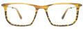 EasyClip EC627-With Magnetic Clip-On Lens Demiblond & Tortoise /Light Brown (010)  Eyeglasses - Color Image