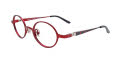EasyClip EC429 No Clip-On Lens Satin Red (030) Eyeglasses - Color Image