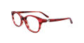 EasyClip EC433 No Clip-On Lens Dark Pink & Orange (030) Eyeglasses - Color Image