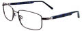 Easytwist ET961 No Clip-On Lens Satin Grey/Marbled Blue (20) Eyeglasses - Color Image