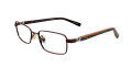 Easytwist Kids ET976 Kids No Clip-On Lens Satin Dark Brown (10) Eyeglasses - Color Image
