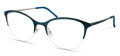 ECO Angelica Petrol/Silver Eyeglasses - Color Image