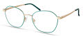 ECO Chia Aqua Gold Eyeglasses - Color Image