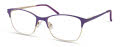 ECO Daisy Dark Purple/Gold Eyeglasses - Color Image