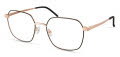 ECO Oleander Black Rose Gold Eyeglasses - Color Image