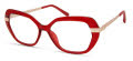 ECO Adelia Red Eyeglasses - Color Image