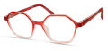ECO Amy Red Gradient Eyeglasses - Color Image
