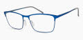 ECO Blake Dark Blue / Silver Eyeglasses - Color Image