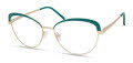 ECO Rosemary Aqua Green/Gold Eyeglasses - Color Image