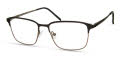 ECO Saffron Black/Gun Eyeglasses - Color Image