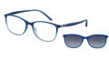 Elle EL 13510 Blue Eyeglasses - Color Image