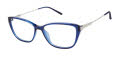 Elle EL 13524 Blue Eyeglasses - Color Image