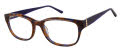 Elle EL 13550 Brown (BR) Eyeglasses - Color Image